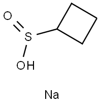 sodium cyclobutanesulfinate Struktur