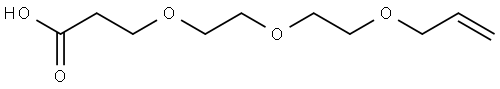 Allyl-PEG3-COOH Struktur