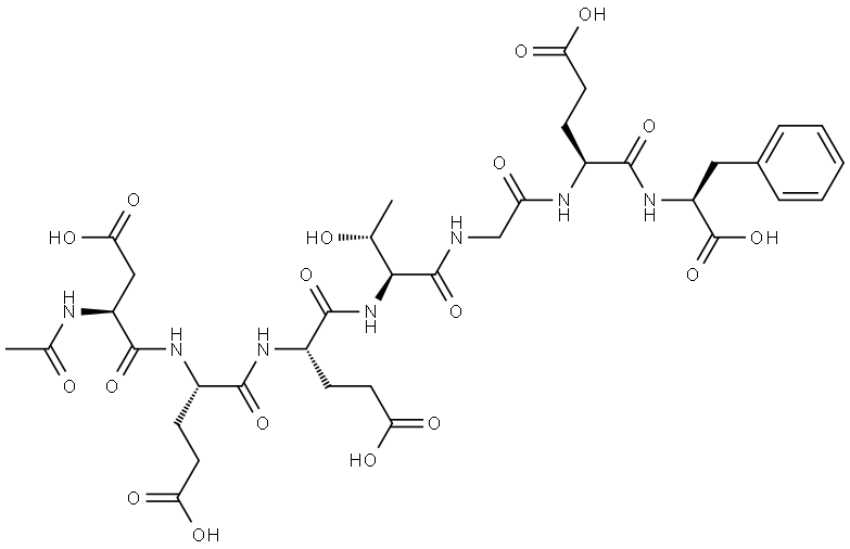 Acetyl SH-HEPTAPEPTIDE-1 Struktur