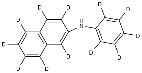 N-(phenyl-d5)naphthalen-d7-2-amine Struktur