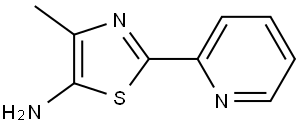 4-methyl-2-(pyridin-2-yl)thiazol-5-amine Struktur