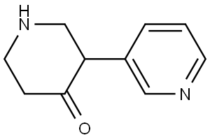 3-(pyridin-3-yl)piperidin-4-one Struktur