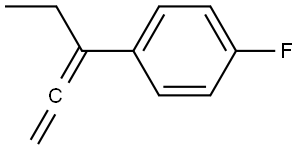 1-fluoro-4-(penta-1,2-dien-3-yl)benzene Struktur