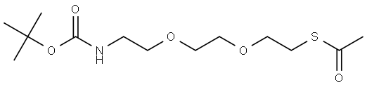 Acs-PEG2-NHBoc Struktur