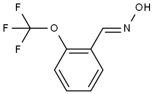 Benzaldehyde, 2-(trifluoromethoxy)-, oxime, [C(E)]- Struktur