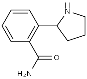 2-(pyrrolidin-2-yl)benzamide Struktur