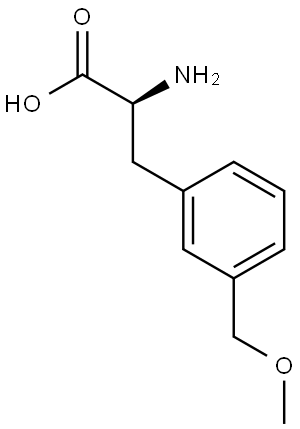 3-(Methoxymethyl)-L-phenylalanine Struktur