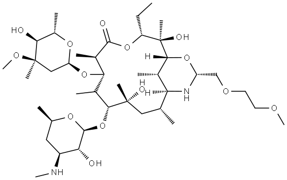 Dirithromycin impurity Struktur