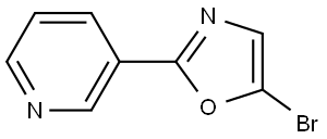 5-bromo-2-(pyridin-3-yl)oxazole Struktur