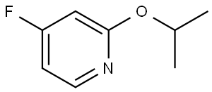 4-Fluoro-2-(1-methylethoxy)pyridine Struktur