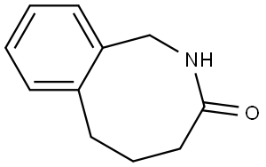 2-Benzazocin-3(2H)-one, 1,4,5,6-tetrahydro- Struktur