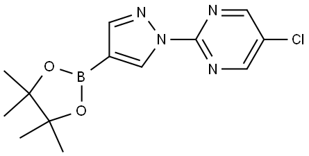 1-(5-Chloro-2-pyrimidyl)pyrazole-4-boronic acid pinacol ester Struktur