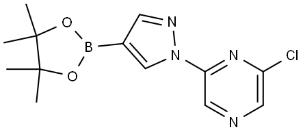 1-(6-Chloro-2-pyrazyl)pyrazole-4-boronic acid pinacol ester Struktur