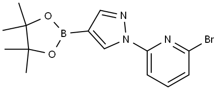 1-(6-Bromo-2-pyridyl)pyrazole-4-boronic acid pinacol ester Struktur