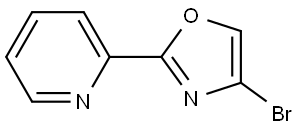 4-bromo-2-(pyridin-2-yl)oxazole Struktur