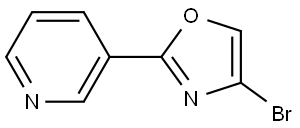 4-bromo-2-(pyridin-3-yl)oxazole Struktur