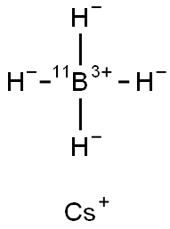 Cesium borohydride 11B Struktur