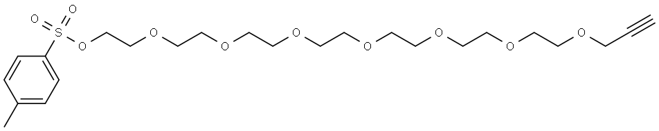 Propargyl-PEG8-Tos Struktur