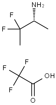 (R)-3,3-Difluoro-2-butanamine 2,2,2-trifluoroacetate Struktur