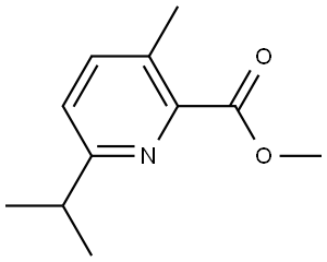 methyl 3-methyl-6-(isopropyl)picolinate Struktur