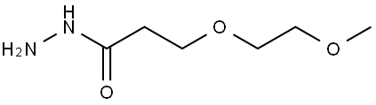 m-PEG2-Hydrazide Struktur