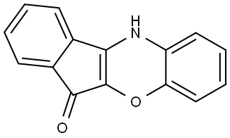 Benz[b]indeno[1,2-e][1,4]oxazin-11(5H)-one Struktur