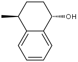 (1S,4S)-1,2,3,4-Tetrahydro-4-methyl-1-naphthalenol Struktur