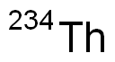 Thorium-234 Struktur