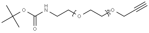 t-Boc-N-Amido-PEG12-propargyl Struktur