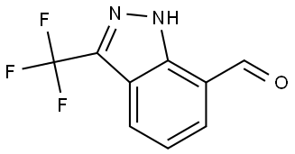 3-(Trifluoromethyl)-1H-indazole-7-carboxaldehyde Struktur