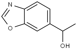 6-Benzoxazolemethanol, α-methyl- Struktur