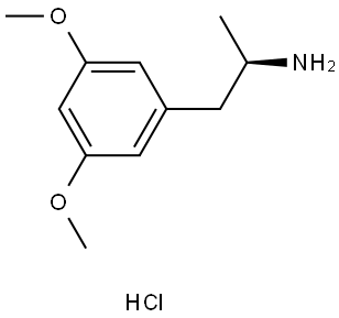 (R)-1-(3,5-dimethoxyphenyl)propan-2-amine hydrochloride Struktur