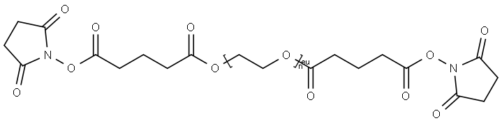 POLY(ETHYLENE OXIDE)  4-ARM  SUCCINIMID& Struktur