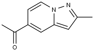 Ethanone, 1-(2-methylpyrazolo[1,5-a]pyridin-5-yl)- Struktur