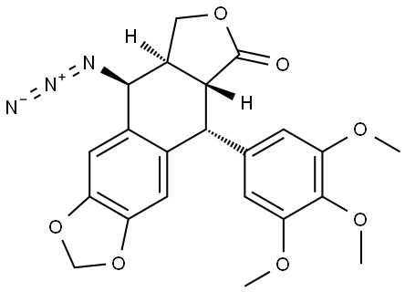 Podophyllotoxin, derivative of Struktur