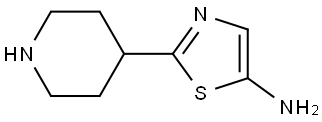 2-(piperidin-4-yl)thiazol-5-amine Struktur