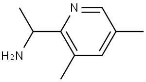 1-(3,5-DIMETHYLPYRIDIN-2-YL)ETHAN-1-AMINE Struktur