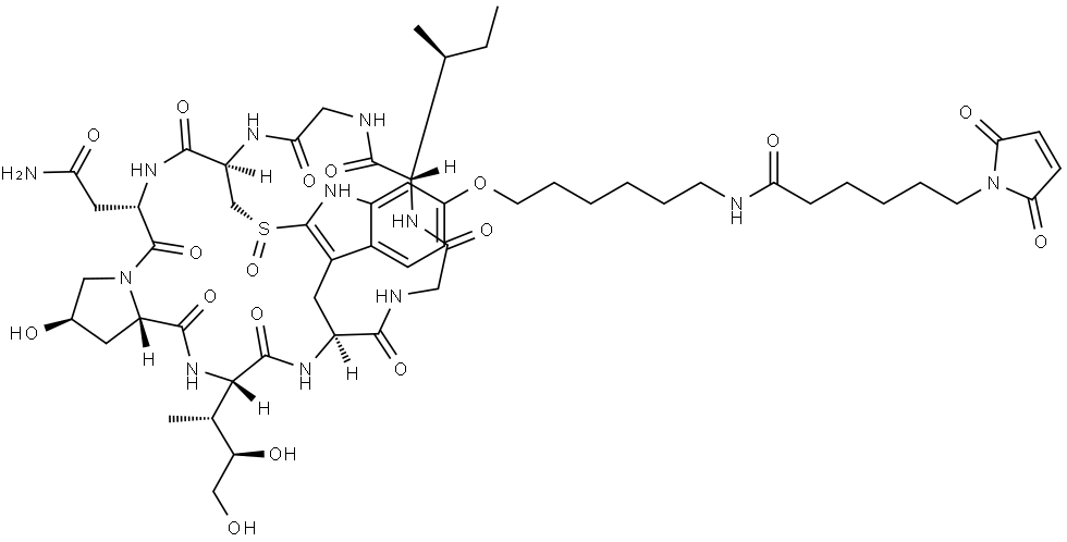 Mal-C6-α-Amanitin Struktur