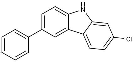 9H-Carbazole, 2-chloro-6-phenyl- Struktur