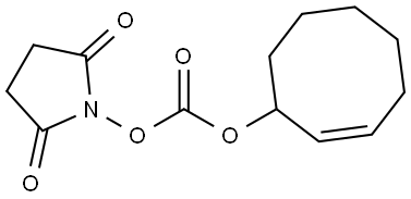 TCO* - NHS carbonate / EQUATORIAL isomer Struktur