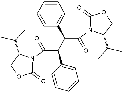 2-Oxazolidinone, 3,3'-[(2S,3S)-1,4-dioxo-2,3-diphenyl-1,4-butanediyl]bis[4-(1-methylethyl)-, (4S,4'S)- (9CI)