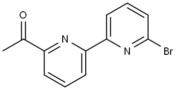 6-Bromo-6'-acetyl-2,2'-bipyridine Struktur