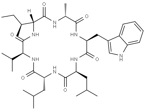 Baceridin Struktur