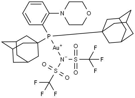 Mor-DalPhos-AuNTf2 Struktur