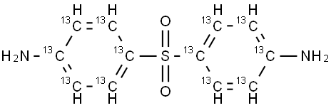 Dapsone-13C12 Struktur