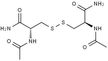 Propanamide, 3,3'-dithiobis[2-(acetylamino)-, (2R,2'R)- (9CI)