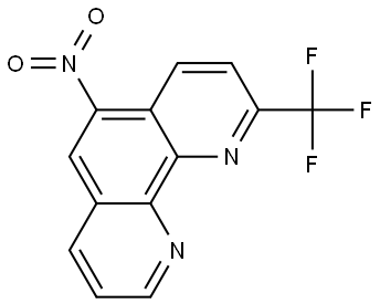 5-nitro-2-(trifluoromethyl)-1,10-phenanthroline Struktur