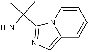 2-(Imidazo[1,5-a]pyridin-3-yl)propan-2-amine Struktur