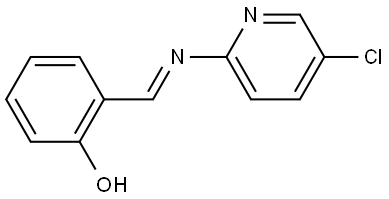 2-((5-CHLORO-PYRIDIN-2-YLIMINO)-METHYL)-PHENOL Struktur