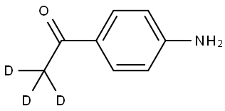 1-(4-aminophenyl)ethan-1-one-2,2,2-d3 Struktur